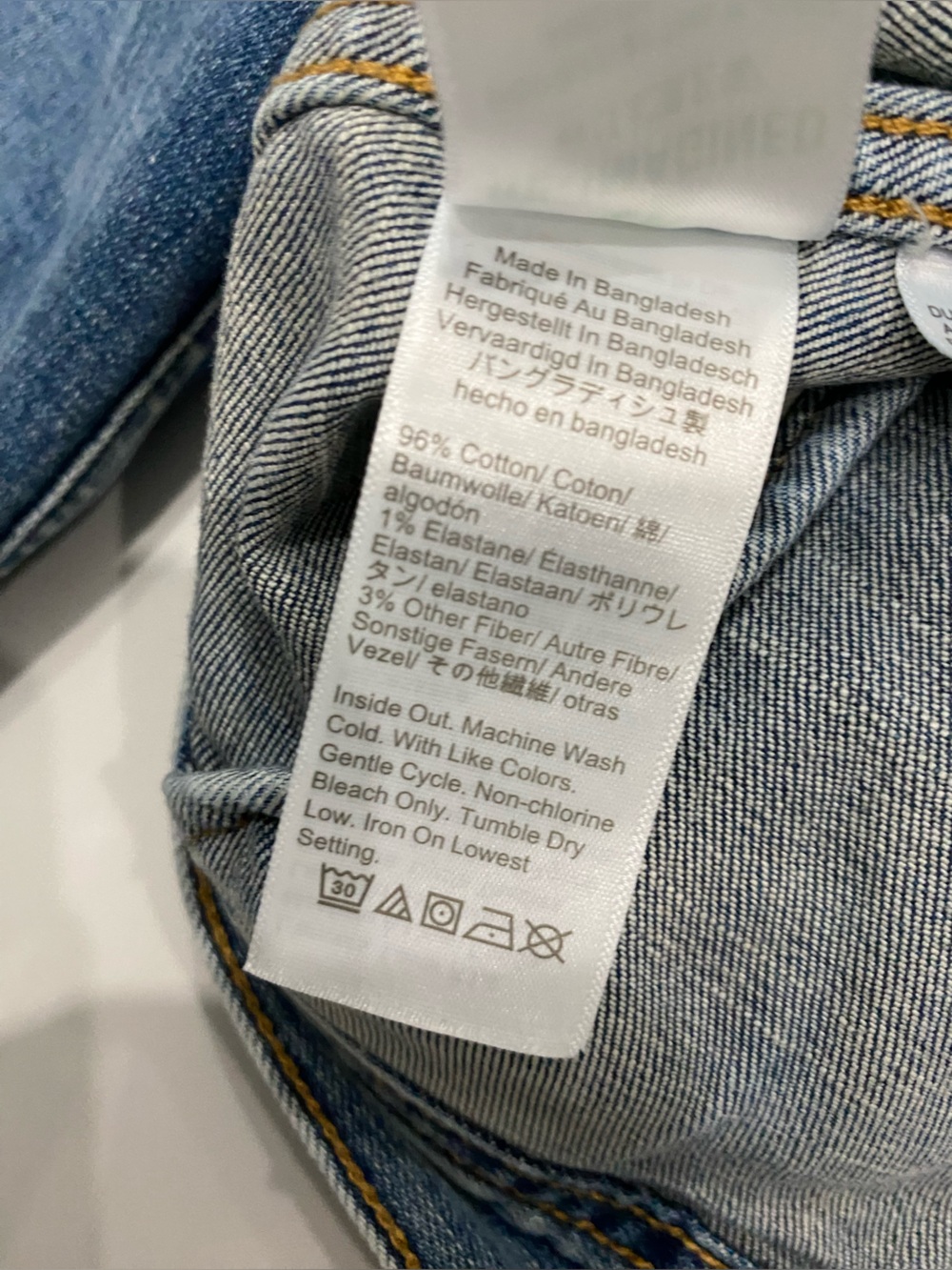 J. Crew Classic Blue Denim Jean Jacket medium blue color - Picture 7 of 8